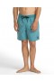 Men Center Elastic Waist Trunks - Used Blue | Volcom Boardshorts & Trunks