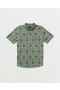 Men Desert Dobby Short Sleeve Shirt - Light Olive | Volcom Shirts & Flannels