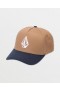Men Embossed Stone Adjustable Hat - Coconut Shell | Volcom Hats