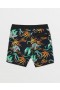 Men Infuse Scallop Mod - Black Green | Volcom Boardshorts & Trunks