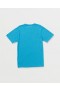 Men Line Service Short Sleeve Tee - Bay Blue Heather | Volcom T-Shirts & Tanks