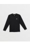 Men Oval Track Loose Long Sleeve Surf Tee - Black | Volcom Rashguards