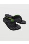 Men Recliner Sandals - Black Green | Volcom Sandals