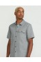 Men Trade Stone Short Sleeve Shirt - Tower Grey | Volcom Shirts & Flannels