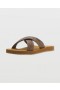 Women Volcom Double Cross - Dark Brown | Volcom Sandals