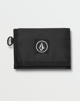 Men Box Stone Wallet - Black | Volcom Belts & Wallets