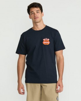 Men Fifth Gear Short Sleeve Tee - Navy | Volcom T-Shirts & Tanks