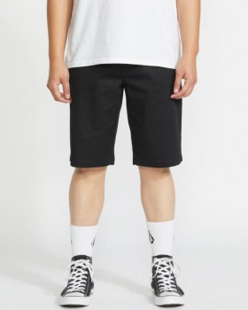 Men Frickin Modern Stretch Shorts - Black | Volcom Shorts
