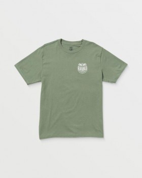 Men Holoholo Short Sleeve Tee - Light Olive | Volcom T-Shirts & Tanks