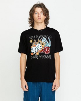 Men Pass Line Short Sleeve Tee - Black | Volcom T-Shirts & Tanks