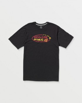 Men Radiostar Maui Short Sleeve Tee - Washed Black Heather | Volcom T-Shirts & Tanks