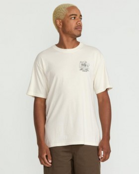 Men Rat Bar Short Sleeve Tee - Off White | Volcom T-Shirts & Tanks
