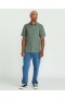  Camisa masculina Bankstone de manga curta - Verde Oliva Claro | Camisas e flanelas Volcom