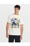  Camiseta masculina Deserted de manga curta - Off White | Camisetas e regatas Volcom