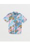  Camisa masculina de manga curta com estampa do artista Drew Toonz - Azul-marinho | Camisas e flanelas Volcom