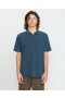  Camisa masculina Ridgestone de manga curta - Azul escuro | Camisas e flanelas Volcom