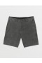  Shorts masculinos híbridos com efeito desbotado na cor pedra - Stealth | Shorts Volcom