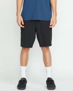  Shorts masculinos Frickin Cross Shred - Preto | Shorts Volcom