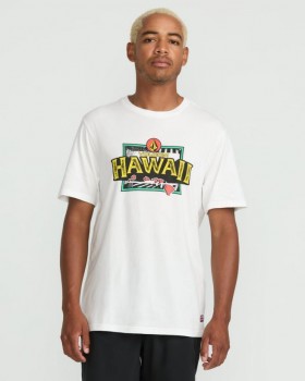  Camiseta masculina Highway de manga curta - Off White | Camisetas e regatas Volcom