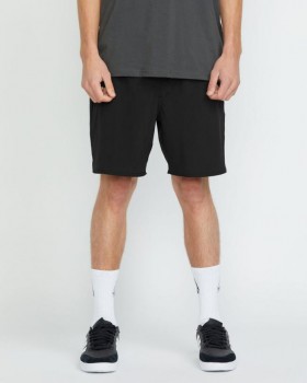  Shorts masculinos Nomoly com cintura elástica, tamanho 18 | Shorts Volcom