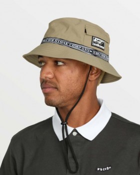 Volcom Command kalap - Khaki | Férfi kalapok