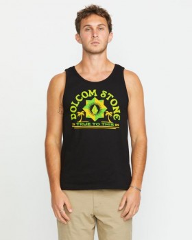  Férfi Typical Weekender Tank - Fekete | Volcom Pólók és Tankok