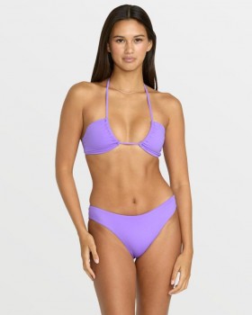  Női Egyszerűen Varratmentes Teljes Bikini Alsó - Purple Passion | Volcom Swim