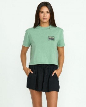  Volcom női Stoneshine rövidnadrág - fekete | Alsórész