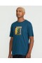  Maglietta a maniche corte Doom Frog da uomo - Blu scuro | T-shirt e canotte Volcom