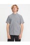  Camicia a maniche corte Everett Oxford da uomo - Nera | Camicie e flanelle Volcom
