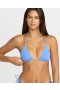 Reggiseno bikini Coco Halter Tri da donna - Azzurro acido | Volcom Swim