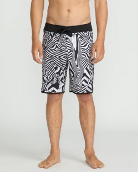  Men Infuse Scallop Mod - Bianco Nero | Boardshorts e costumi da bagno Volcom