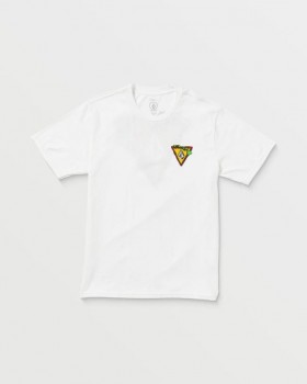  Maglietta a maniche corte Loops da uomo - Bianca | T-shirt e canotte Volcom