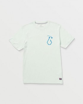  Maglietta a maniche corte Sinkem da uomo - Blu nuvola | T-shirt e canotte Volcom