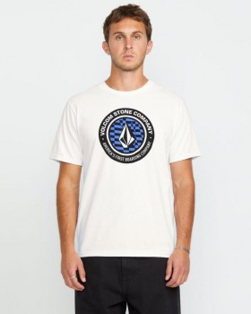  Maglietta a maniche corte Stoney Circle da uomo - Bianca | T-shirt e canotte Volcom