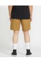 メンズ フリッキン エラスティックウエスト ショーツ - ダークカーキ | Volcom ショーツ