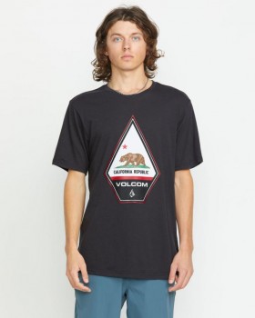 メンズ カリフォルニー - ウォッシュドブラックヘザー | Volcom Tシャツ＆タンクトップ