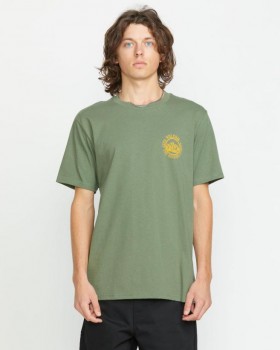 メンズ Keep Rockies Stoned 半袖Tシャツ - ライトオリーブ | Volcom Tシャツ＆タンクトップ