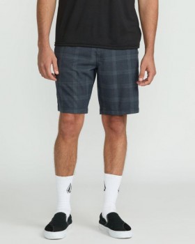  Herre Frickin Elastic Midje Shorts - Mørk Skifer | Volcom Shorts
