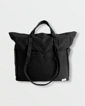  Menn Schoolyard Canvas Tote – Ny Svart | Volcom Vesker og Sekker