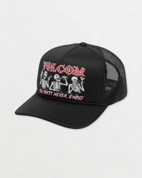  Męska czapka typu trucker z pianki – czarna | Czapki Volcom