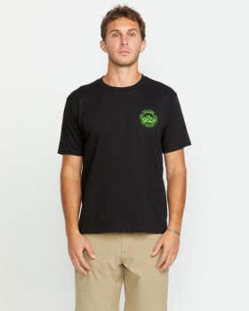 Tricou cu mânecă scurtă Keep Rockies Stoned pentru bărbați - Negru | Tricouri și maieuri Volcom