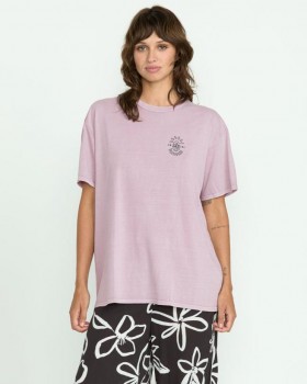  Tricou Stones Throw pentru femei - Violet Ice | Tricouri și maieuri Volcom
