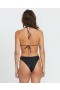  Dámske bikiny s trojuholníkovým efektom Simply Seamless - čierne | Bikiny Volcom