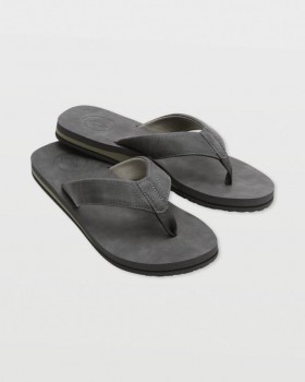  Pánske sandále Victor Sandals LX - sivé vintage | Sandále Volcom