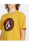  Muška majica kratkih rukava Crisp Stone Fill - žuta | Volcom majice i potkošulje