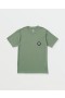  Herr Woven Label Pocket T-shirt - Ljus Olivgrå | Volcom T-shirts & Linnen
