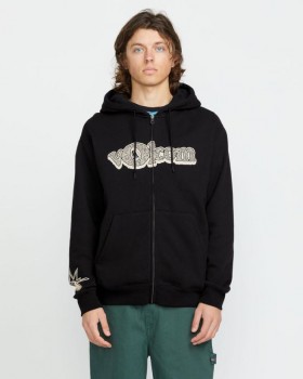 Herr Volcom Entertainment Zip Sweatshirt - Svart | Volcom Hoodies & Sweatshirts