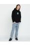  Sudadera con capucha y sin capucha Volcom, modelo F Rygalski, color negro | Artista destacado para hombre