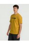 Camiseta de manga corta para hombre estilo olímpico - Mostaza dorada | Camisetas y camisetas sin mangas Volcom